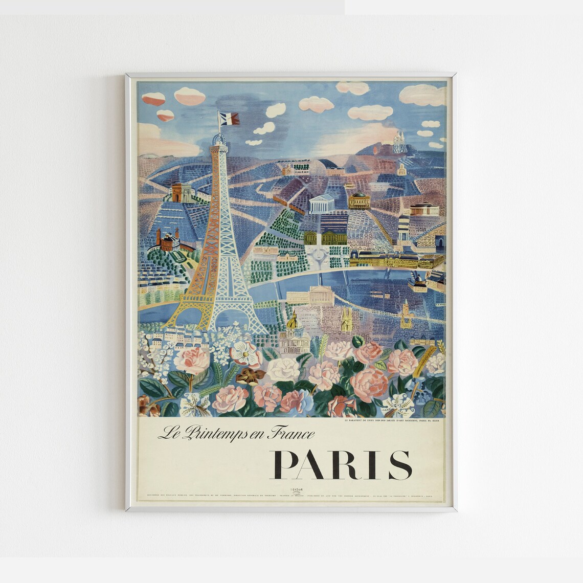 Paris Arc De Triomphe Travel Poster, French Decor