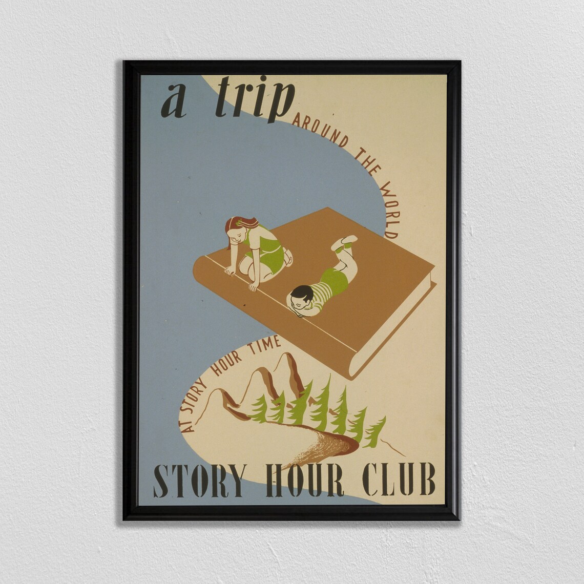 Book Poster, Vintage Reading Quote Art Print