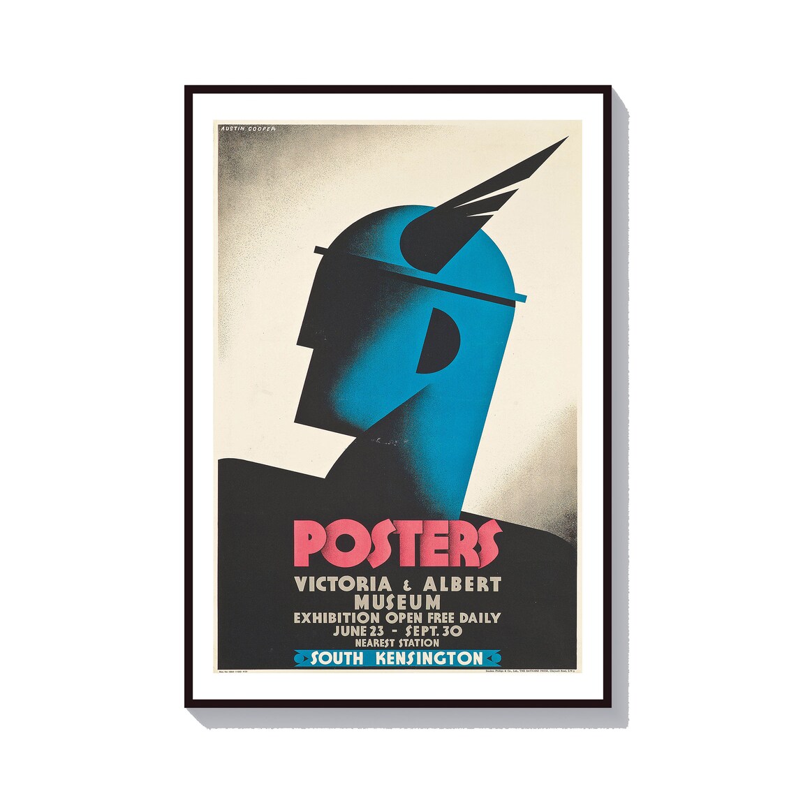 Victoria and Albert Museum Exhibition Poster London Art Deco