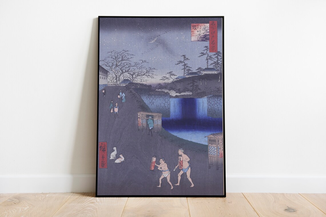 Japan Wood Block Japanese Art Print Poster Art Home Decor Wall Art Print Antique Prints Japan Poster Japanese Decor Asian Deco Mt Fuji - Image 2