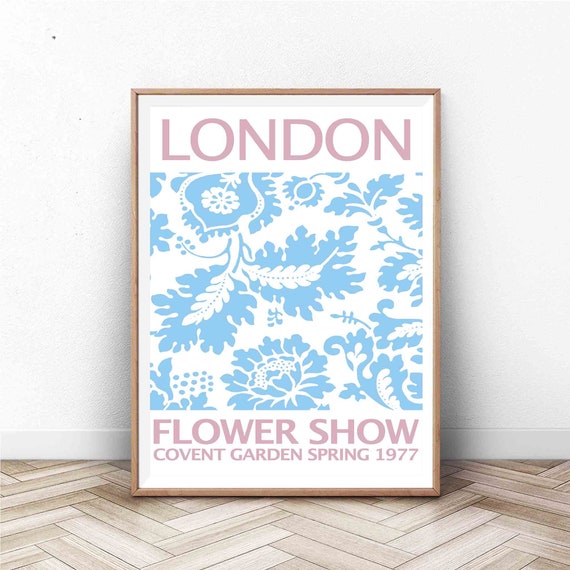 Exhibition Poster Flower Show Print Museum Poster Modern Art Print French Art London Poster