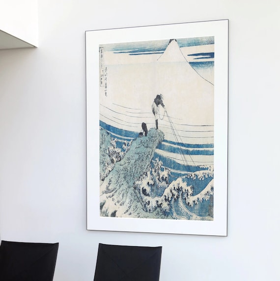 Japan Woodblock Print Japanese Print Japanese Art Japan Poster Japon Estampe Japonaise Vintage Japan Japan Poster Katsushika Hokusai