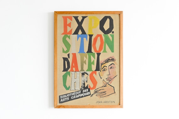 Paris Exhibition Poster, Museum Wall Art Print