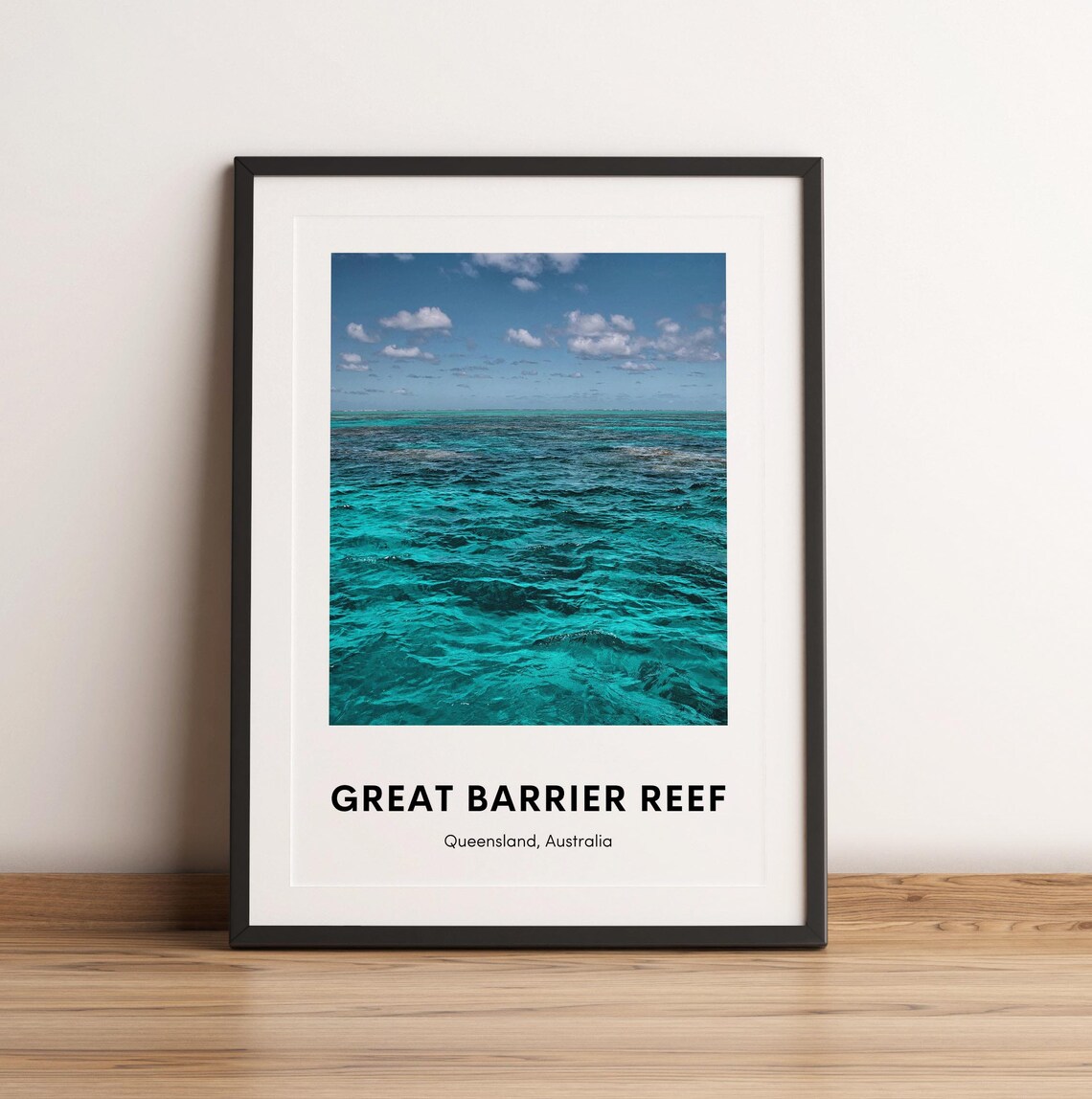 Great Barrier Reef Queensland Australia Turquoise Sea Art Print