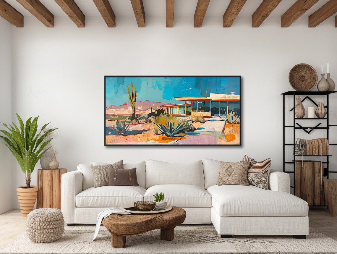 Mid-Century Palm Springs Desert Architecture Art Print - Image 3