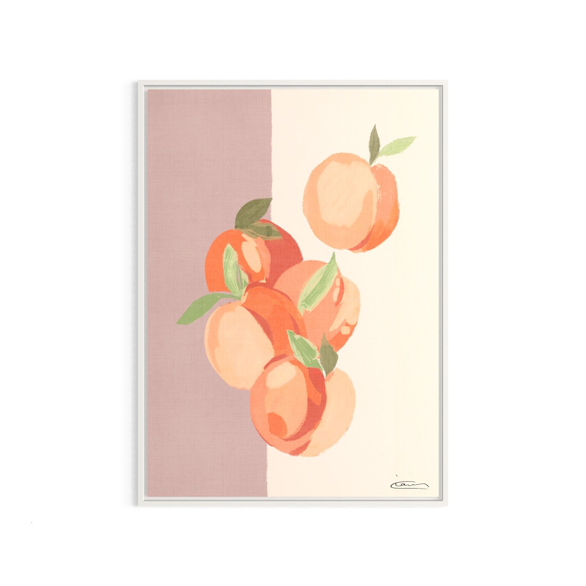 Peaches Print Fruit Wall Art Home Decoration Poster For Kitchen - Image 3