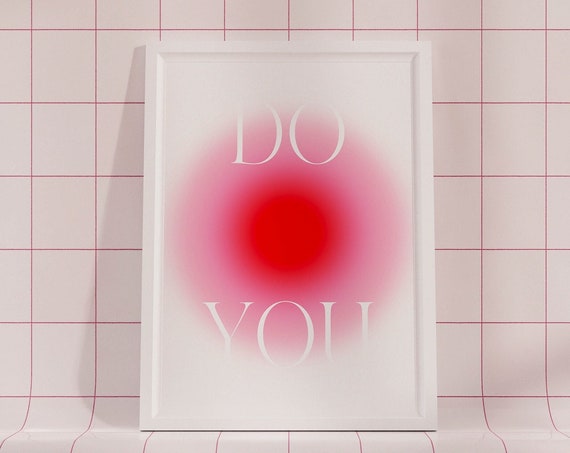 Trendy Aura Poster Aesthetic Room Decor Spiritual Wall Art Pastel Bedroom Wall Art Coquette Room Decor Motivational Affirmation Wall Art