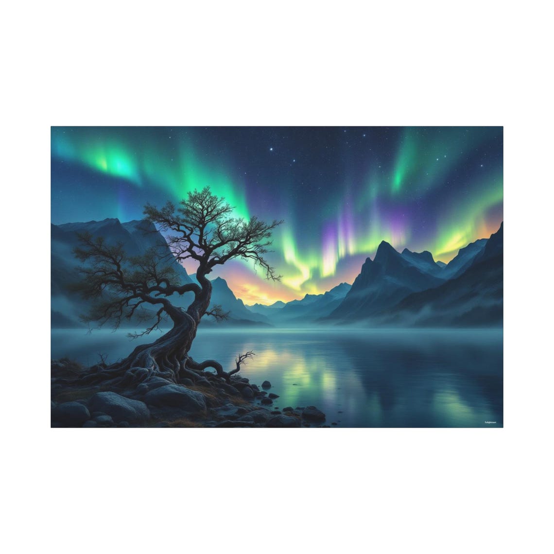 Northern Lights Abstract Modern Art - Image 3