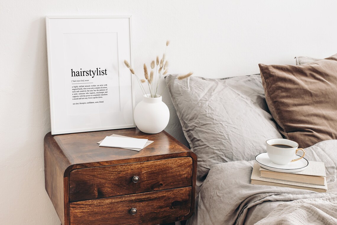 Hairstylist Definition Print, Salon Wall Art - Image 2