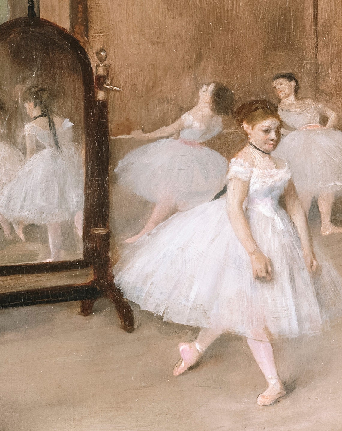 Edgar Degas Ballet Dancers Vintage Rehearsal Painting Poster - Image 2