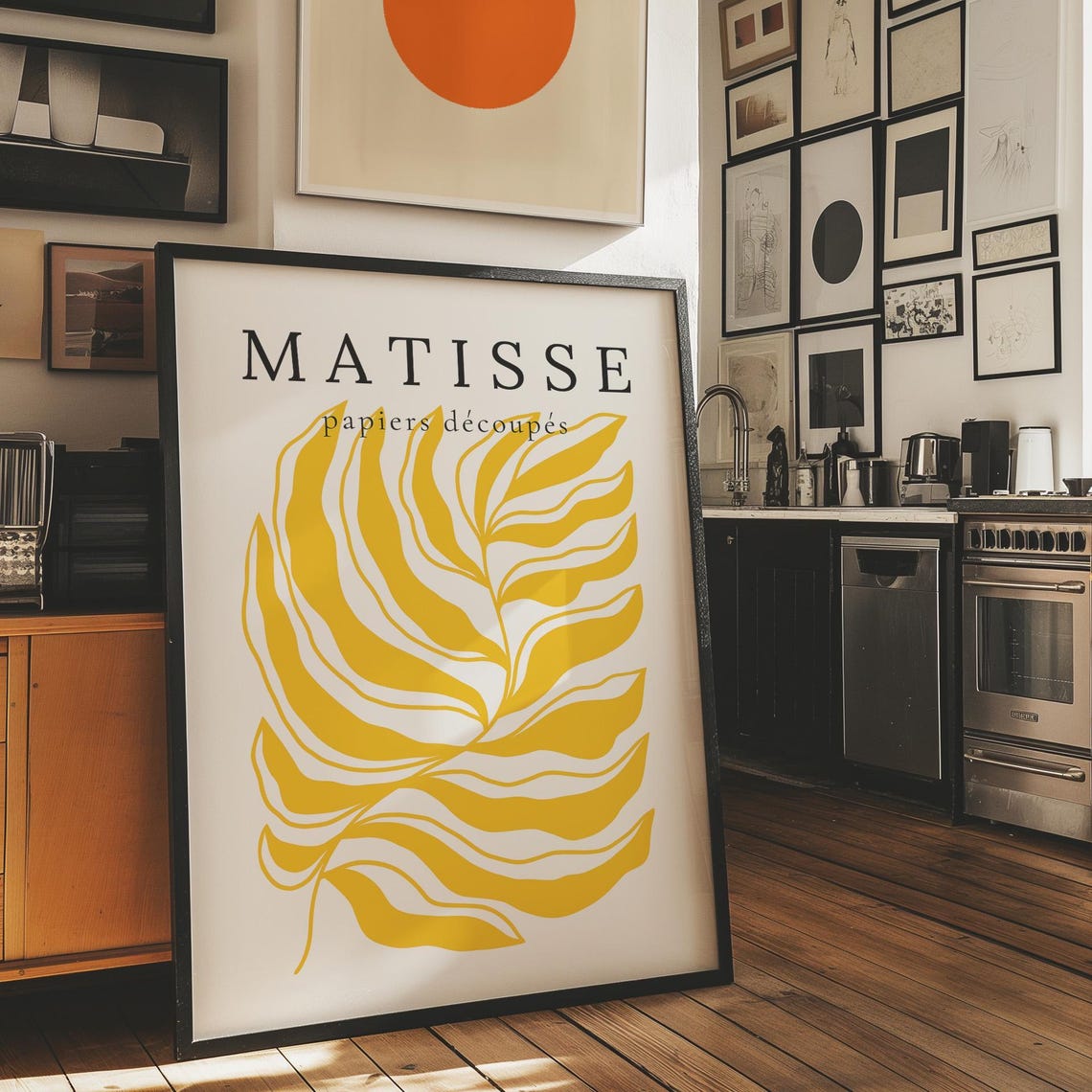 Matisse Poster Henri Matisse Print Matisse Cut Outs Wall Art Minimalist Poster Wall Decor Living Room - Image 3