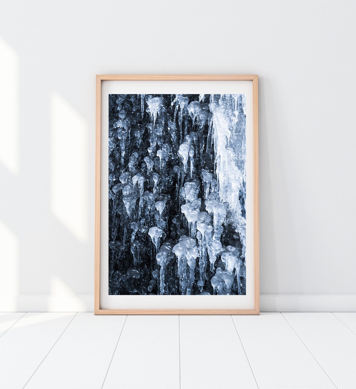 Icicles Winter Nature Photography Art Print - Image 3