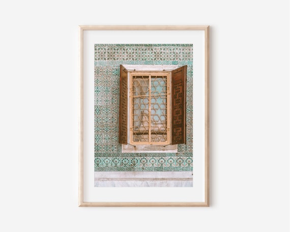 Islamic Window Print Bohemian Arabic Print Instant Art Turkey Art Print Wall Decor Istanbul Wall Art Architecture Wall Art