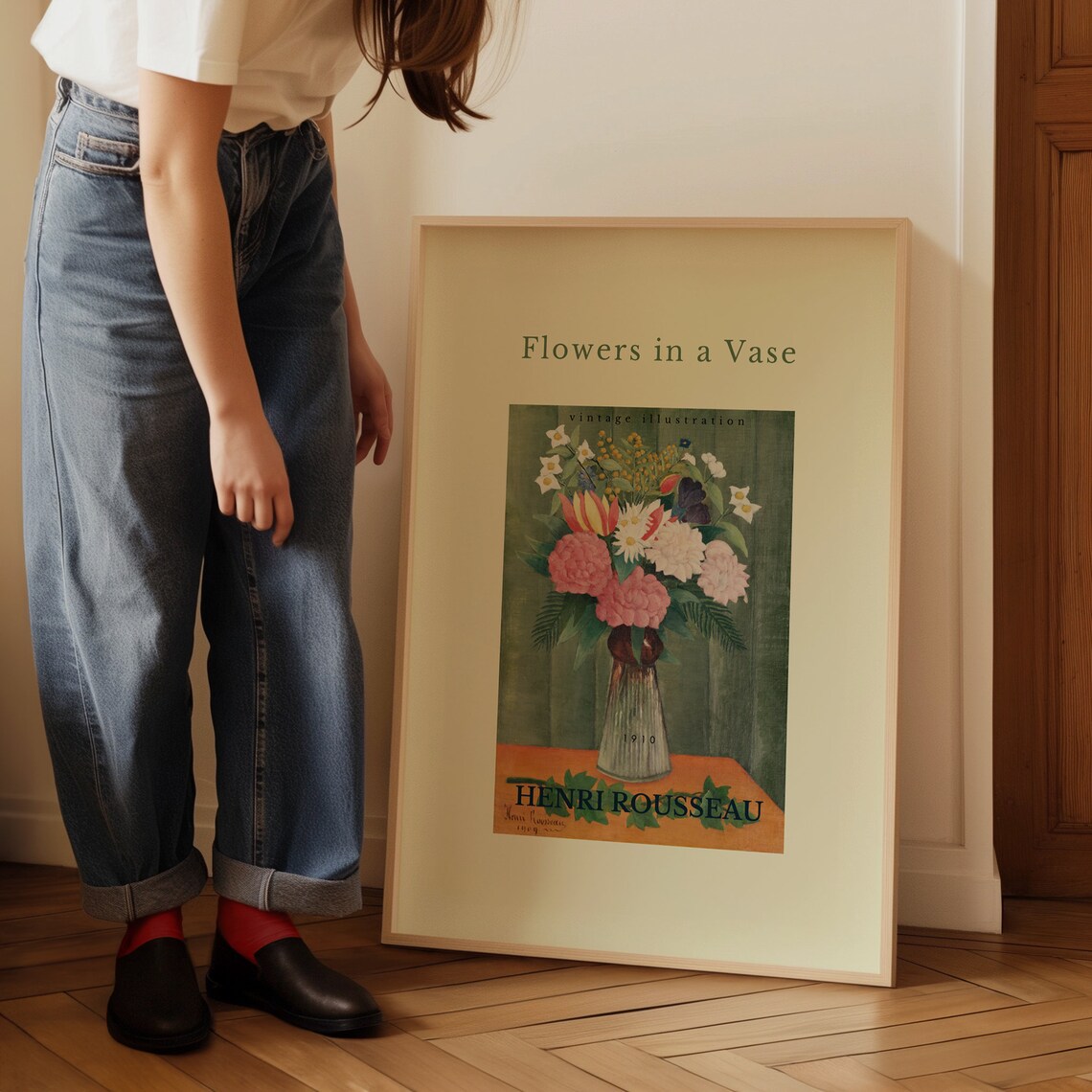 Henri Rousseau Poster Scene In Bagneux On The Outskirts Of Paris Realism Art Antique Decor Home Decoration Garden Poster - Image 4