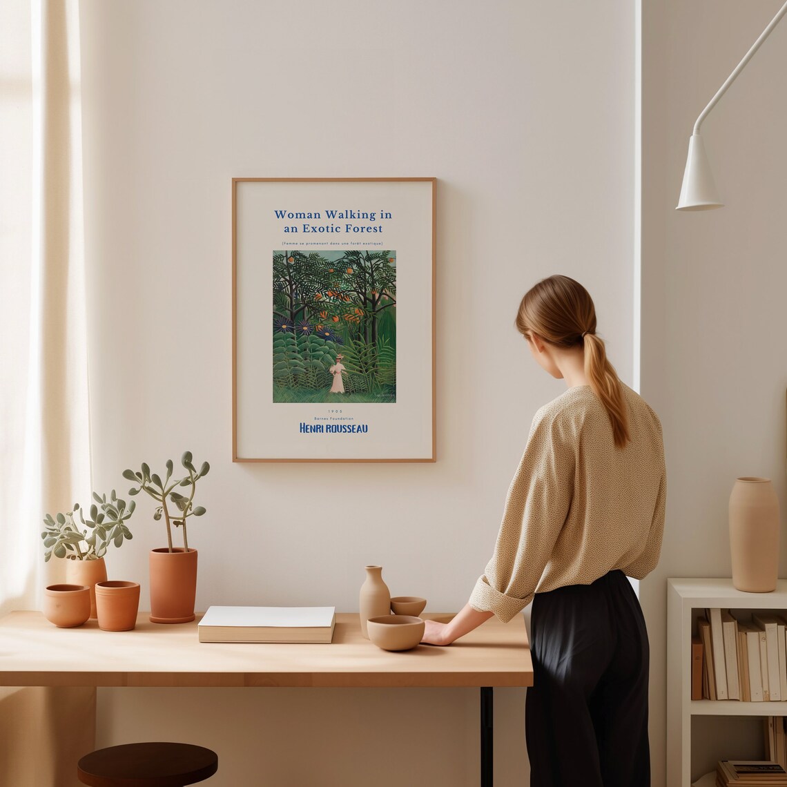 Henri Rousseau Poster Scene In Bagneux On The Outskirts Of Paris Realism Art Antique Decor Home Decoration Garden Poster - Image 3