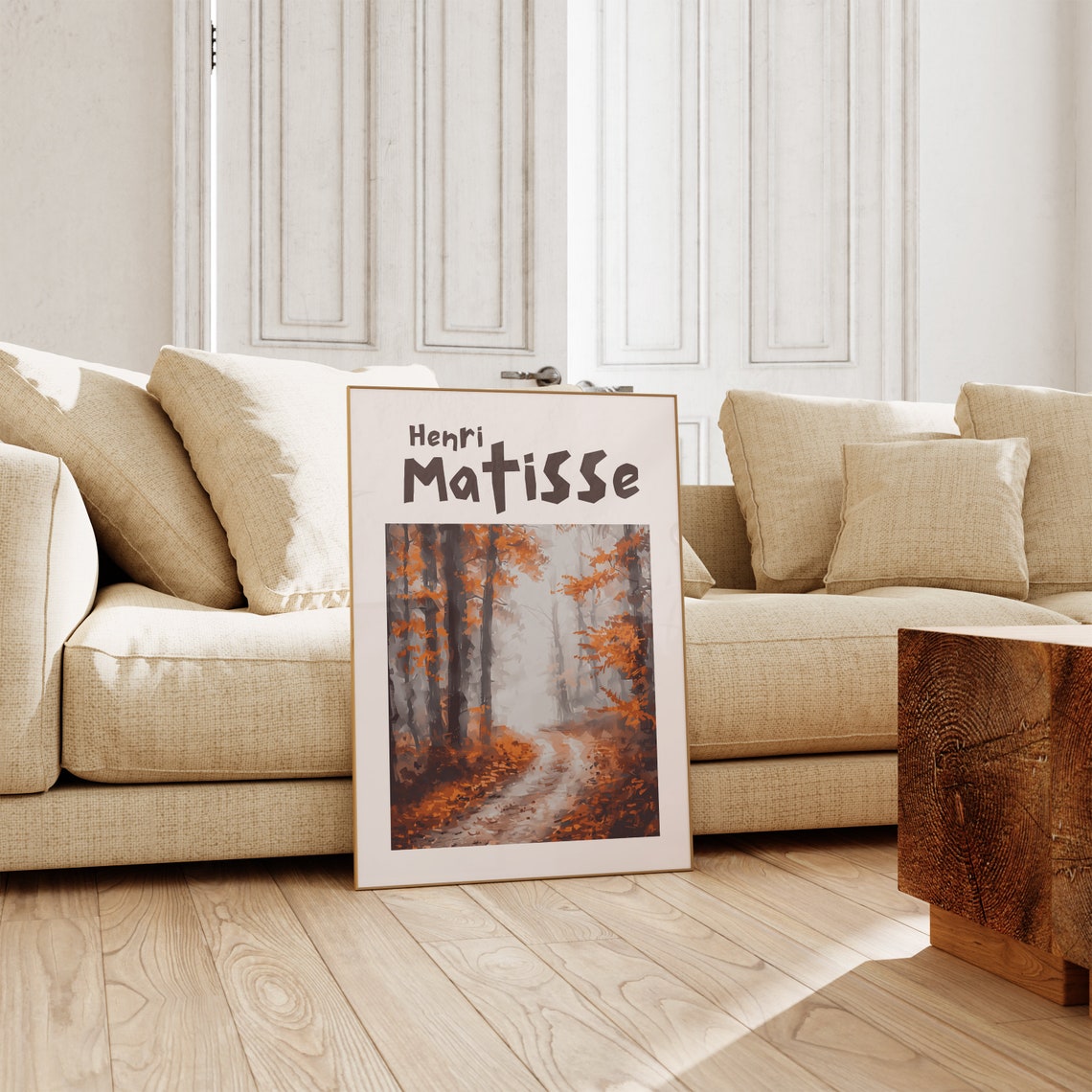 Henri Matisse Misty Autumn Forest Walk Fall Colors Art Poster - Image 2