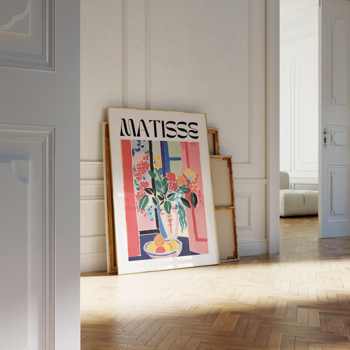 Henri Matisse Colorful Bouquet Citrus Bowl Window Scene Poster - Image 4
