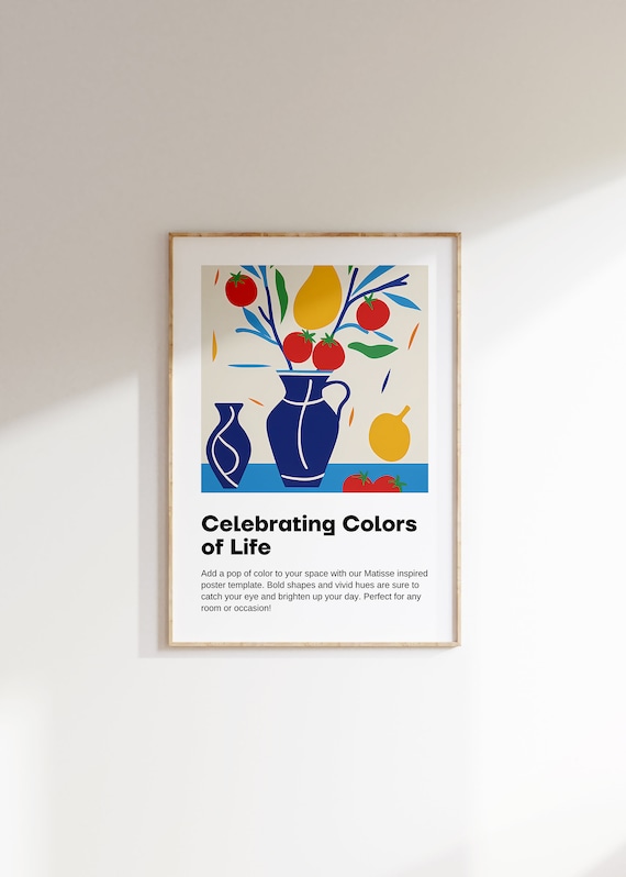 Henri Matisse Poster Minimalist Wall Art Matisse Mueseum Print Aesthetic Matisse Print For Modern Gallery Exhibition Art