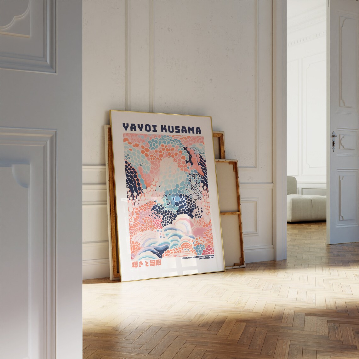 Yayoi Kusama-Inspired Japanese Gallery Wall Art Poster - Image 3