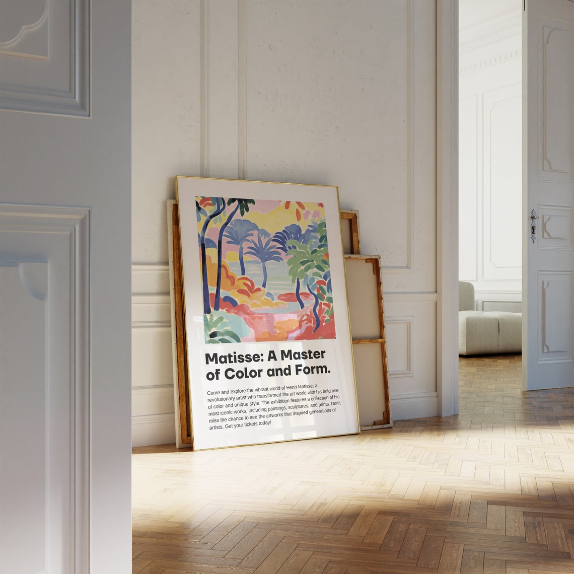 Henri Matisse Master of Color and Form Tropical Palm Landscape Poster - Image 4
