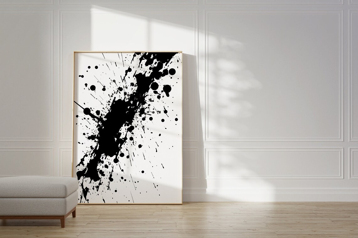 Jackson Pollock Trendy Modern Poster Print