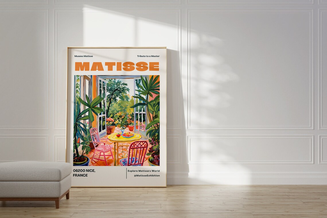 Henri Matisse Aesthetic Minimalist Poster Print