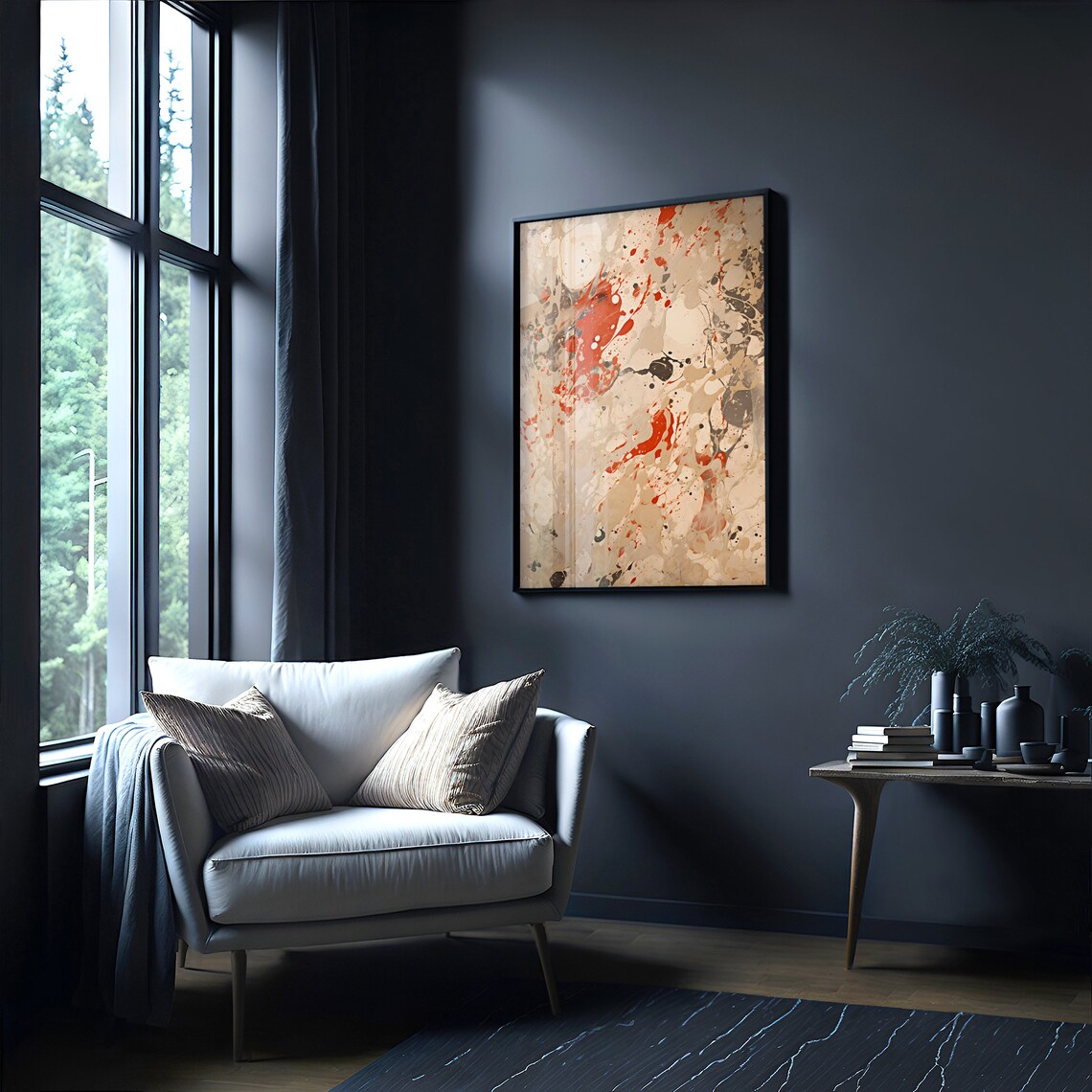 Jackson Pollock-Inspired Abstract Art Poster - Image 4