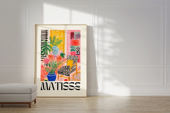 Henri Matisse-Inspired Cut-Outs Art Print