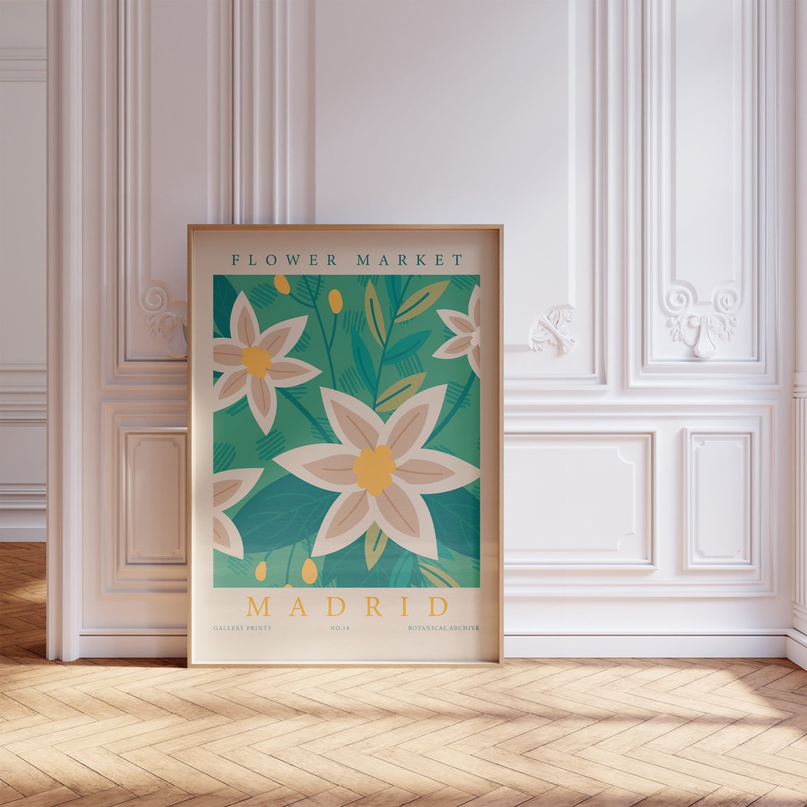 Flower Market Madrid No 14 Botanical Archive Gallery Art Poster - Image 5