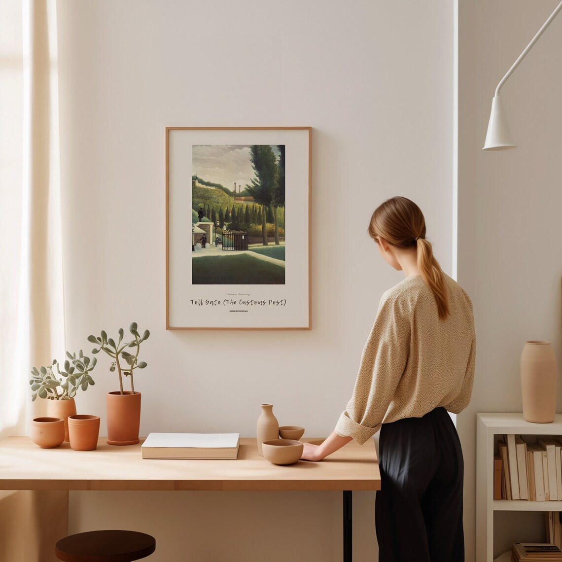 Henri Rousseau Poster Scene In Bagneux On The Outskirts Of Paris Realism Art Antique Decor Home Decoration Garden Poster - Image 4