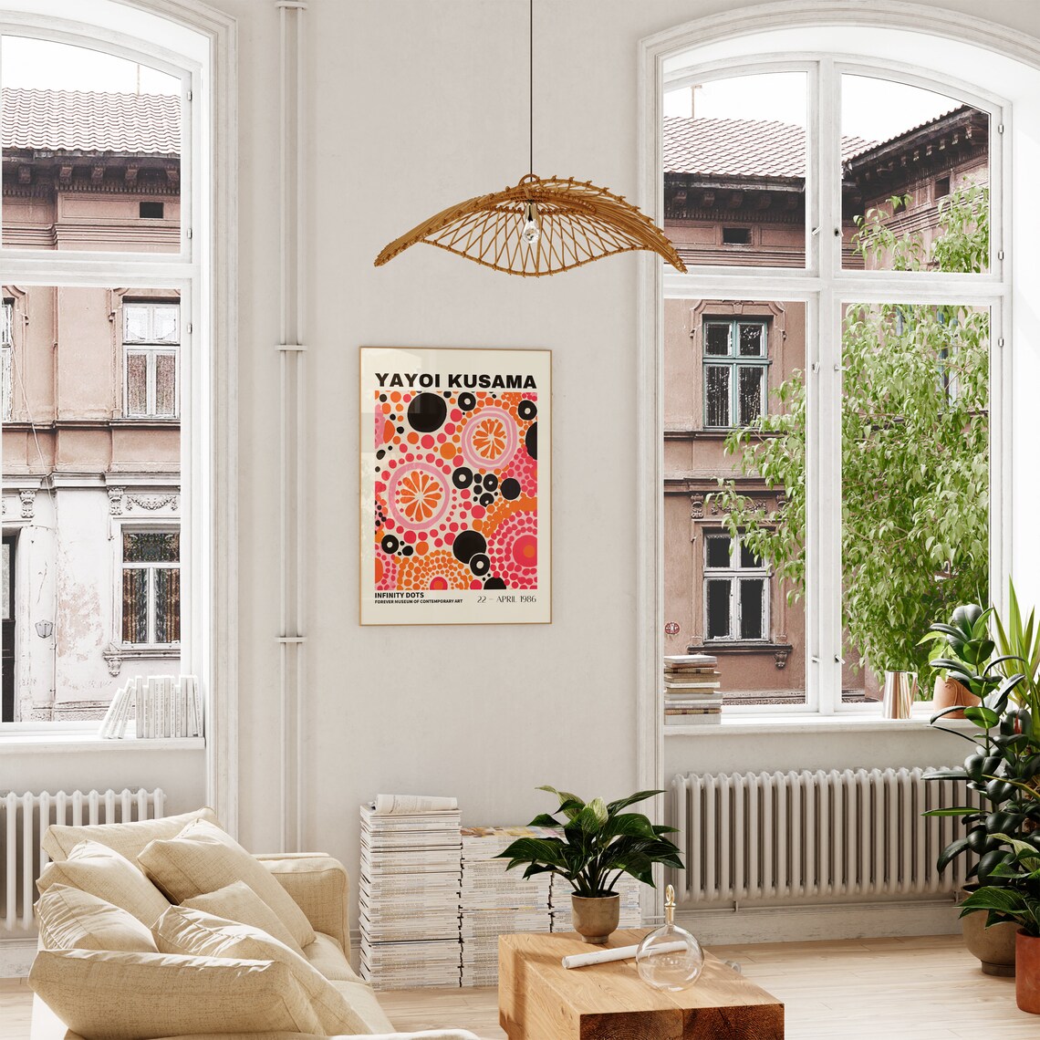 Yayoi Kusama Abstract Poster, Japanese Wall Art - Image 5