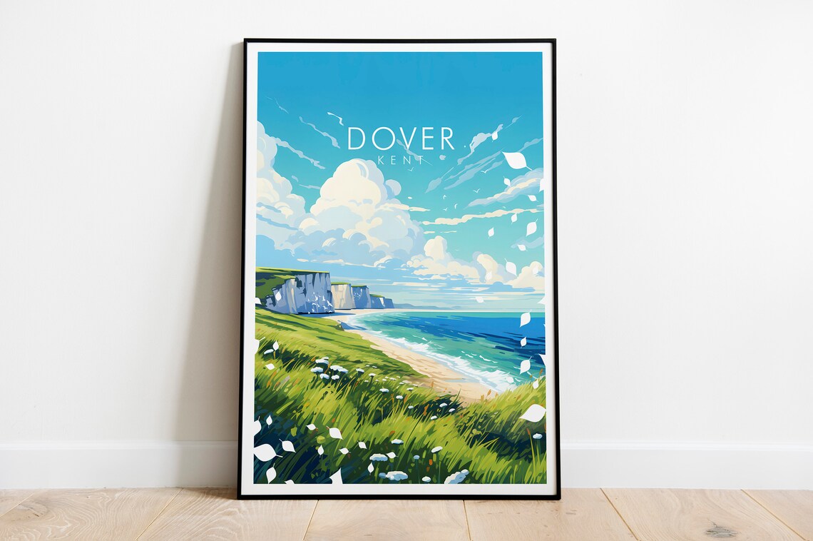 Dover Print White Cliffs Of Dover - Image 2