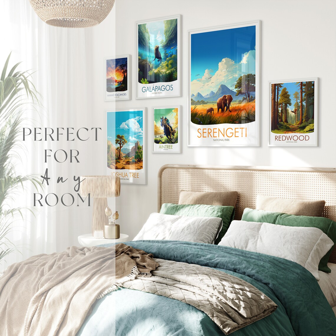 Interlaken Switzerland Lakeside Town Mountain View Summer Poster - Image 3