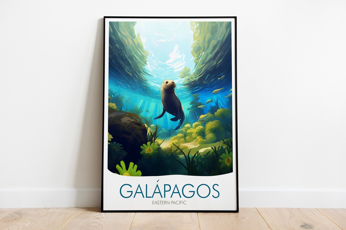 Galapagos Islands Travel Print - Image 2