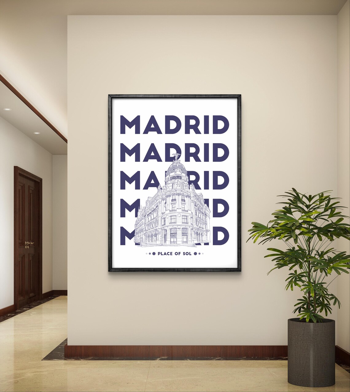 Madrid Poster, Spain Architecture Urban Illustration - Image 3
