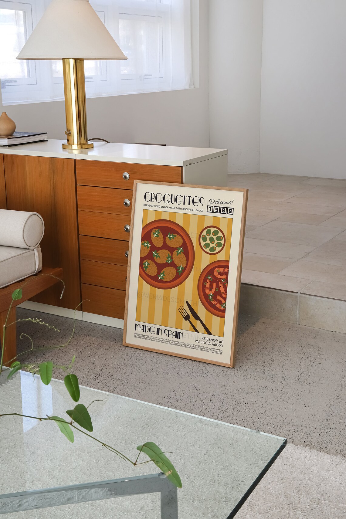 Croquettes Mid-Century Modern Kitchen Poster - Image 2
