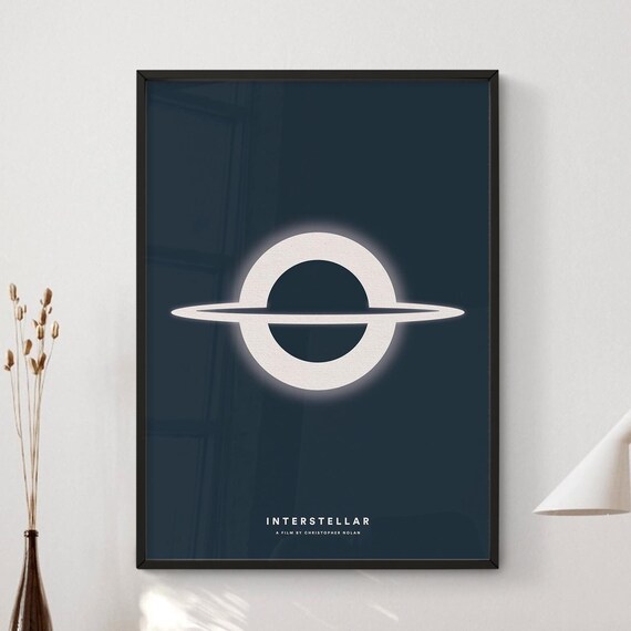 Interstellar Minimalist Movie Poster Art Print