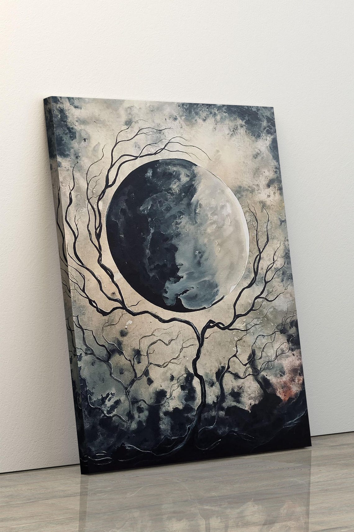 The Tree In The Moonlight Wall Art Moonlight Framed Art - Image 5