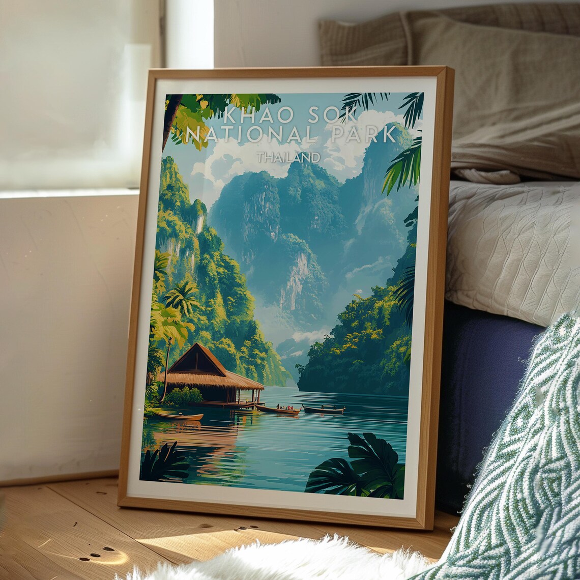 Khao Sok National Park, Thailand Travel Poster - Image 3