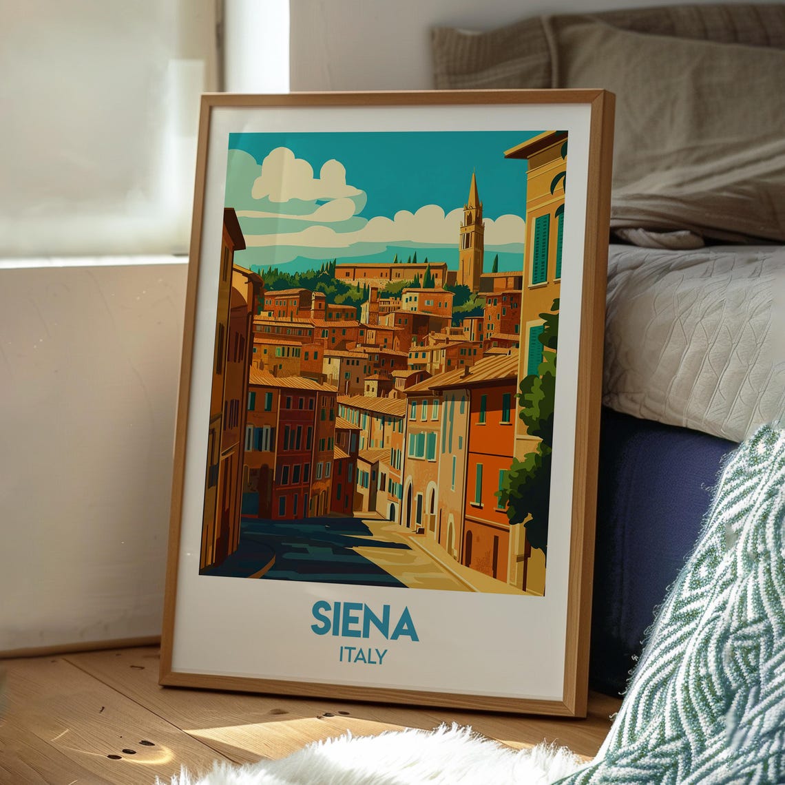 Siena Print Siena Wall Art Italy Poster Italy Travel Wall Art Siena Travel Poster Italy Art Italian Art Siena Italy Poster - Image 2