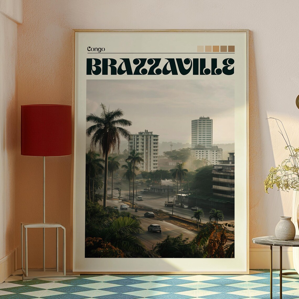 Brazzaville Travel Poster, Republic Of The Congo - Image 2