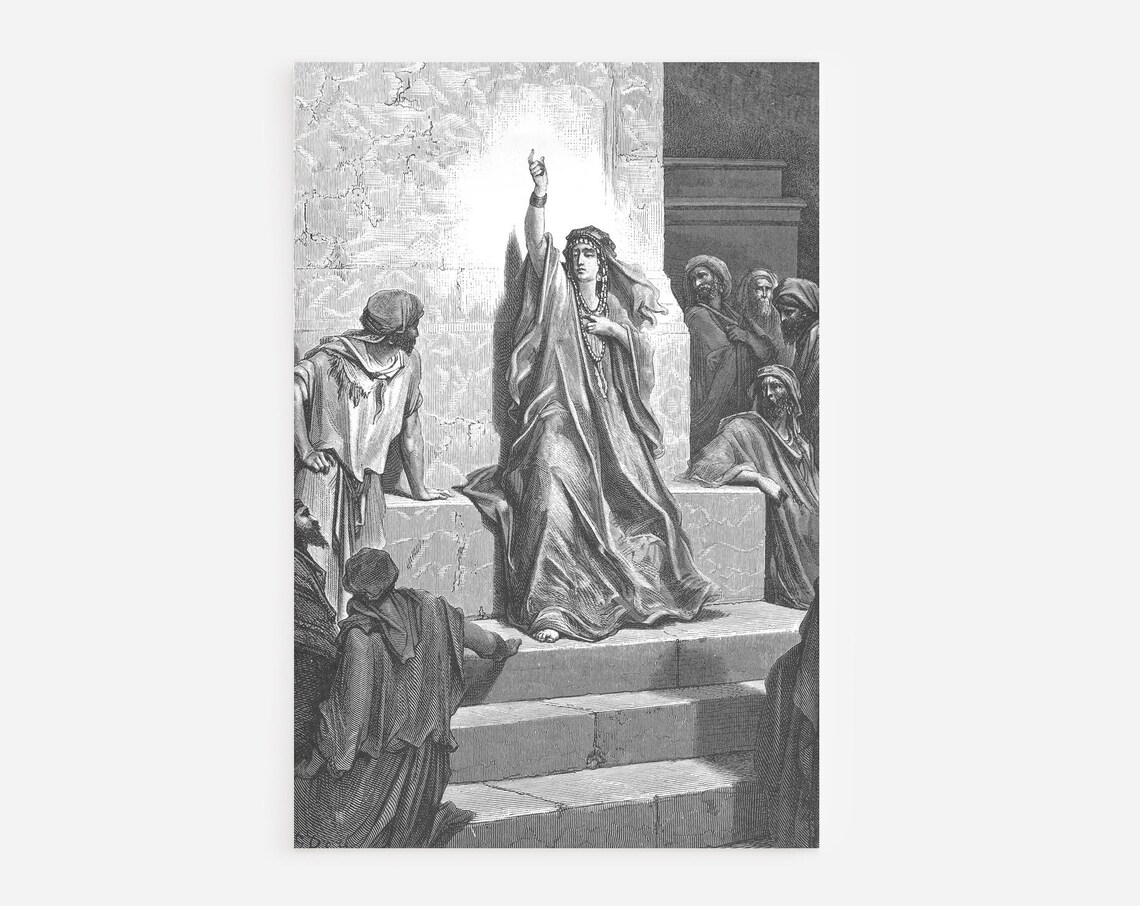 Gustave Dore Deborah Praises Jael Classic Art Print