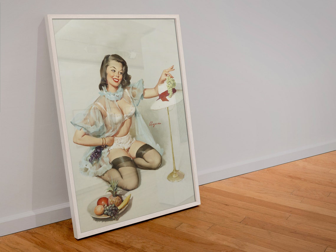Gil Elvgren Tasteful Design Fruit Still Life Pinup Art Poster - Image 4