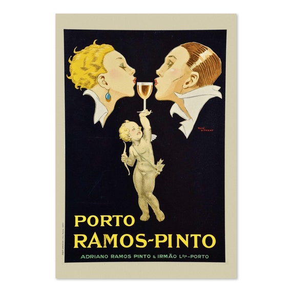 Porto Ramos Pinto 1920s Vintage Port Poster