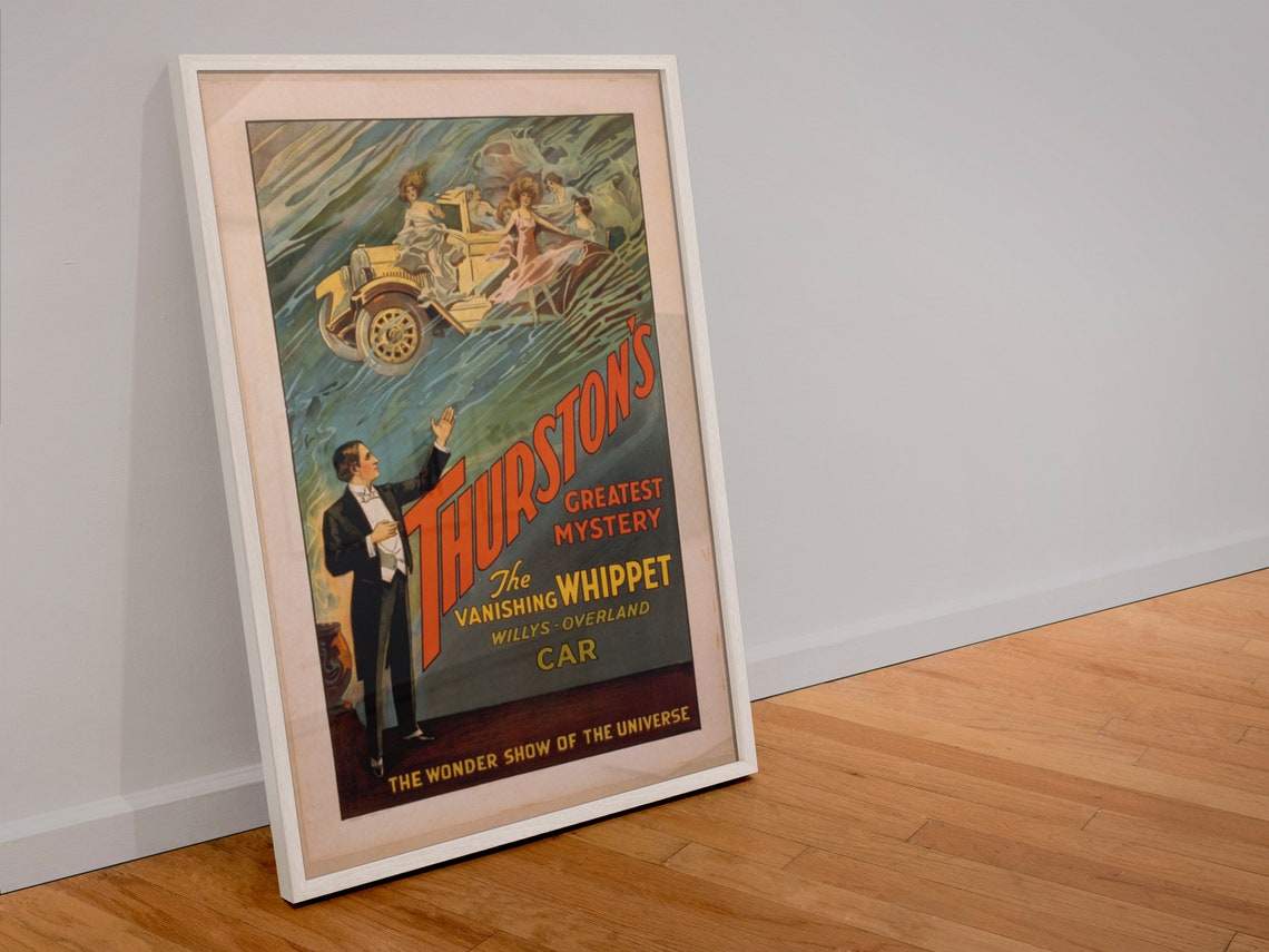 Thurstons Vanishing Whippet Willys Overland Greatest Mystery Poster - Image 4