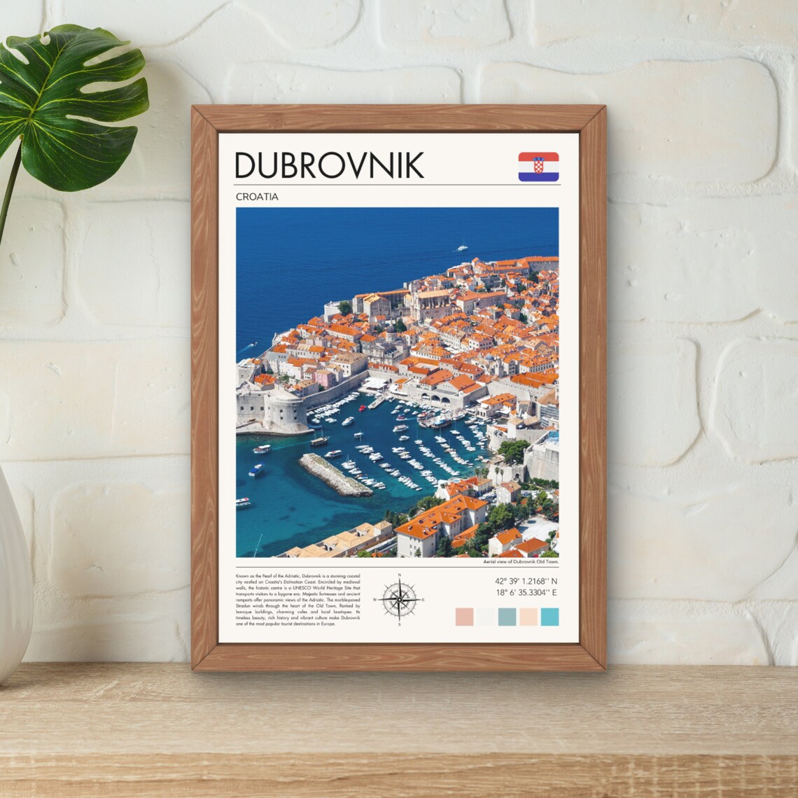 Dubrovnik Poster Dubrovnik Art Croatia Travel Print Dubrovnik Old Town Dubrovnik Wall Art Travel Photography Dubrovnik Gift