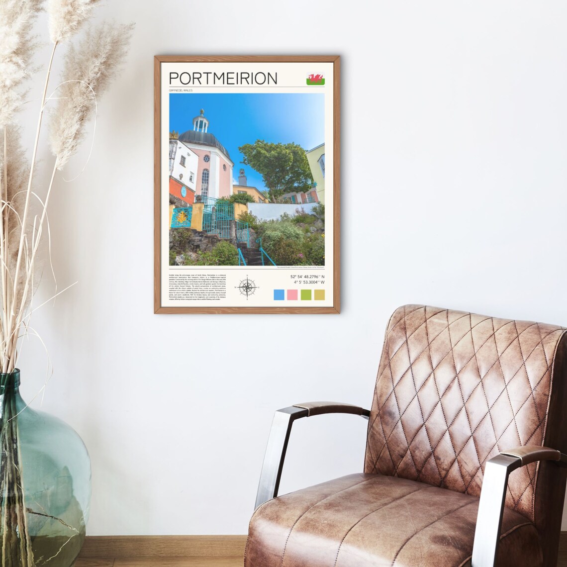 Portmeirion Print Portmeirion Poster Portmeirion Gift Portmeirion North Wales Portmeirion Print Portmeirion Wall Art - Image 3