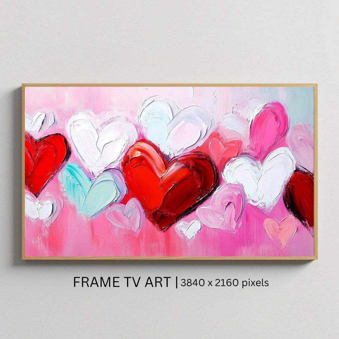 Valentine's Day Heart Art, Romantic Roku Screensaver