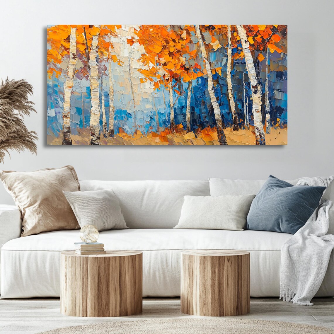 Birch Forest - Autumn Landscape Art Print - Image 4