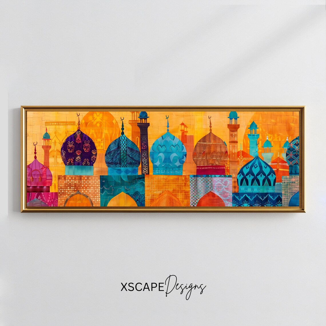 Islamic Mosque Wall Art, Middle Eastern Architecture